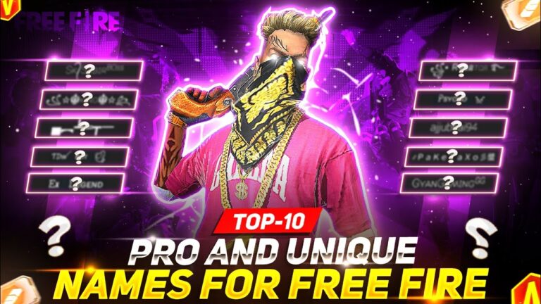 Free Fire Names 2024