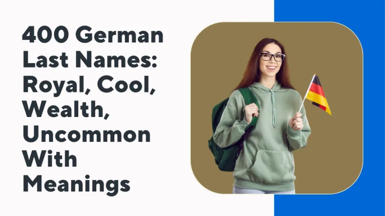 German Last Names