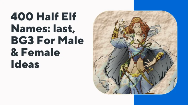 Half Elf Names
