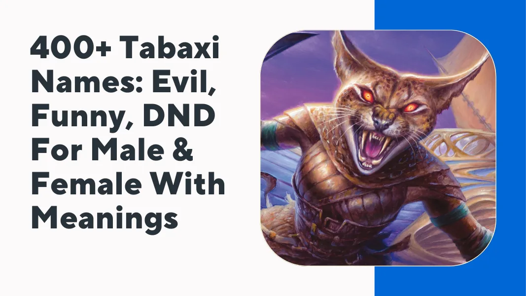 Tabaxi Names