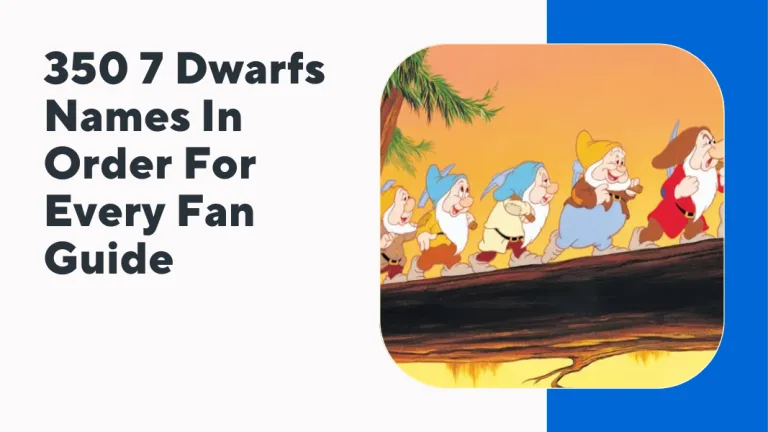 7 Dwarfs Names