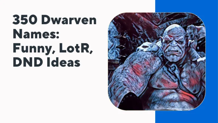 Dwarven Names