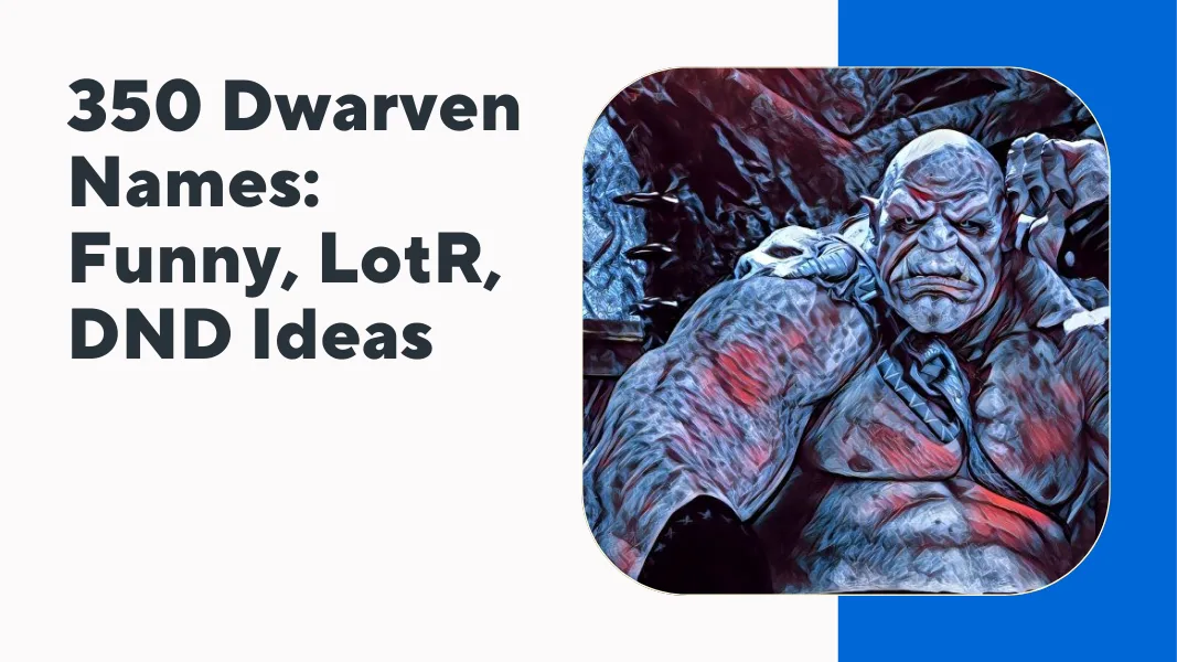 Dwarven Names