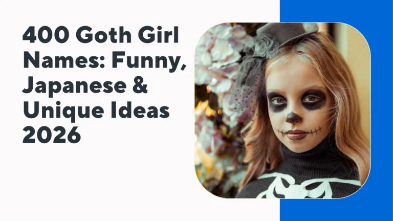 Goth Girl Names
