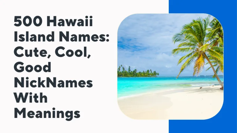 Hawaii Island Names