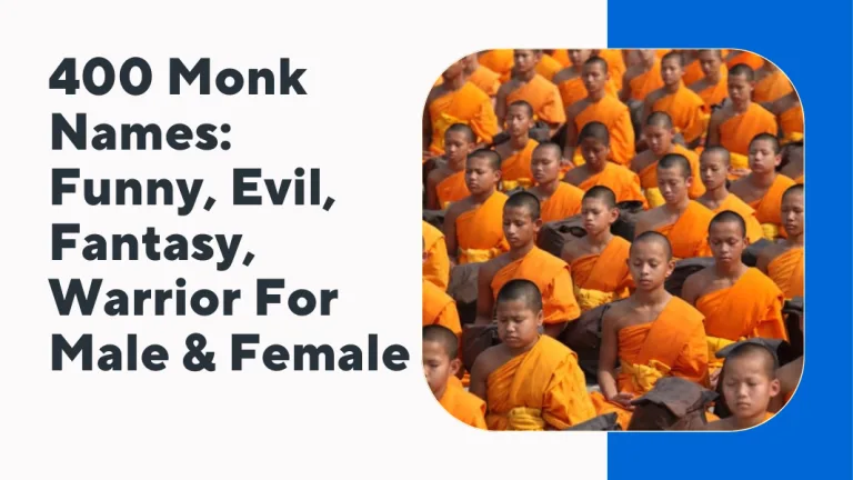 Monk Names