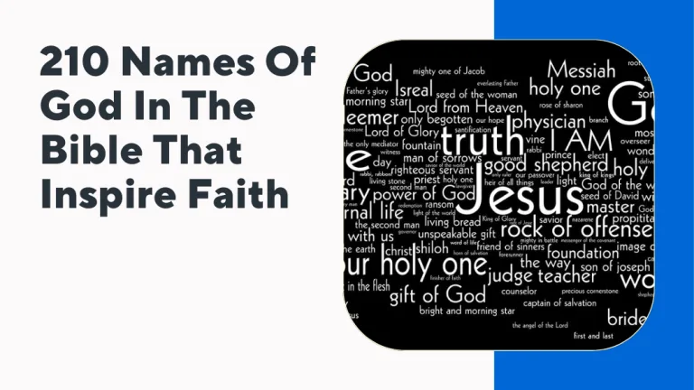 Names Of God In The Bible